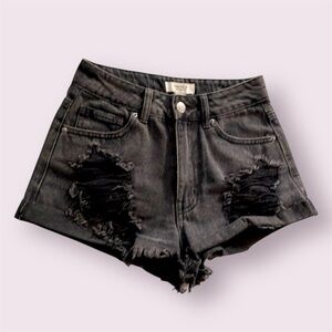 Forever 21 Women's Distressed Jeans Concert Shorts